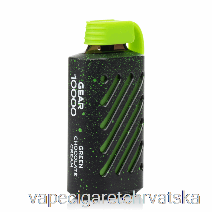 Vape Hrvatska Vozol Gear 10000 Jednokratna Zelena čokoladna Krema